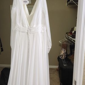 A wedding dress